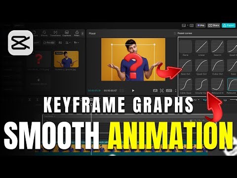 Smooth Animation in CapCut Using Keyframe Graphs | Easy CapCut Tutorial