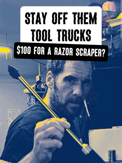 These Tool Truck prices are INSANE! When I overheard what this mechanic paid for a RAZOR SCRAPER off of the Snap-on Tool Truck I almost couldn't believe it... There are more affordable quality options out there. STAY OFF THEM TOOL TRUCKS!! #snapon #mactools #matcotools #tooltruck #mechanicsoftiktok