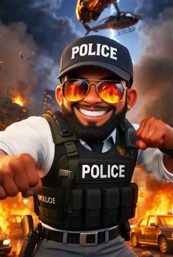 AI Cop Dance FAIL! Alley Cat Ambush Sends Him Flying 🐱🤖 #shorts #comedy #funny