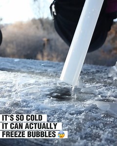 Freezing bubbles in sub zero temperatures🥶 | Rush Brush