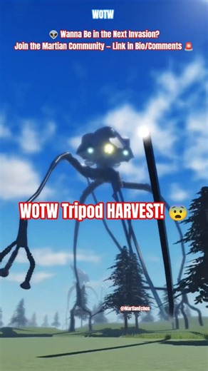 War of The Worlds Tripod HARVESTED ME! 😭 (WOTW GAME!) #WarOfTheWorlds #Tripods #wotw #alien #scifi