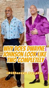 Why does Dwayne Johnson look like two completely different people? #dwaynejohnson #therock #celebrity | Star Spotlight