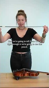 Why do I need proper bow tension? #violin #luthier #musician #livemusic #music #rehearsal