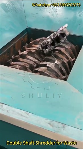 Efficient Metal Shredding Process with our Shredder Machine！#shreddermachines