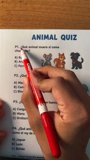 quiz de animales #quiz #mexico #viral | quiz