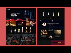 How to make a responsive Wine Shop website using HTML, CSS and jQuery