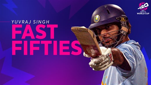 An iconic knock 🌟 Relive Yuvraj Singh's six sixes in an over and fastest fifty from the 2007 #T20WorldCup clash against England 📽 | ICC - International Cricket Council