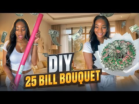 How to make a 25 Bill Bouquet | Pool Noodle