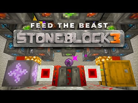 StoneBlock 3 EP20 Ethereal Slate Blood Magic Automation