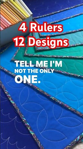 12 Ruler Quilting Designs