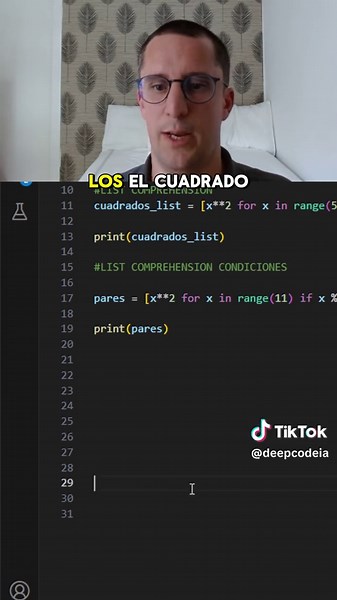 Aprende List Comprehensions en Python: Día 1 Intermedio