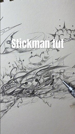 How to learn to draw... stick figures 🫢 || Srinpainting