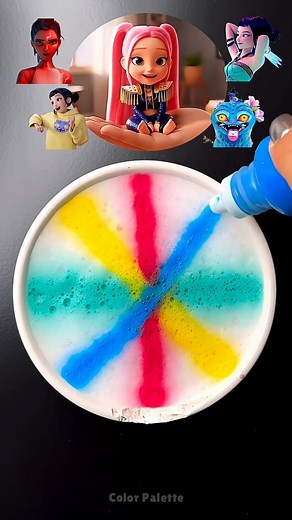 350K views · 1.7K reactions | KPop Demon Hunters(part 323) ⚔️Color Mixing #satisfying #art #colormixing #trending #kpop | Color Palette | Facebook