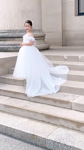 The most beautiful flower girl 🤍 Nicolina Dress Ittybittytoes.com | Itty Bitty Toes