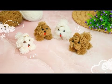 DIY Cutest Little Puppy Making with Woolen Yarn | How to make Little Puppy Making with Woolen Yarn