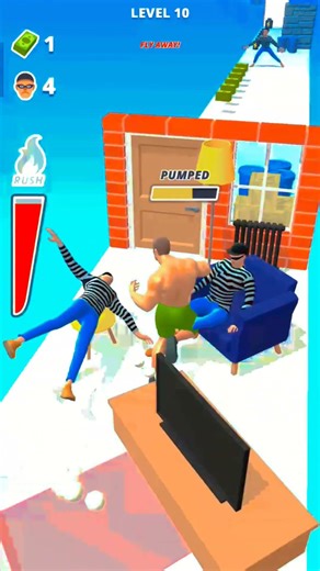 Muscle Rush 💪 Strongest Runner Ever | Gameplay Part 7 #musclerush3d #shorts #gaming