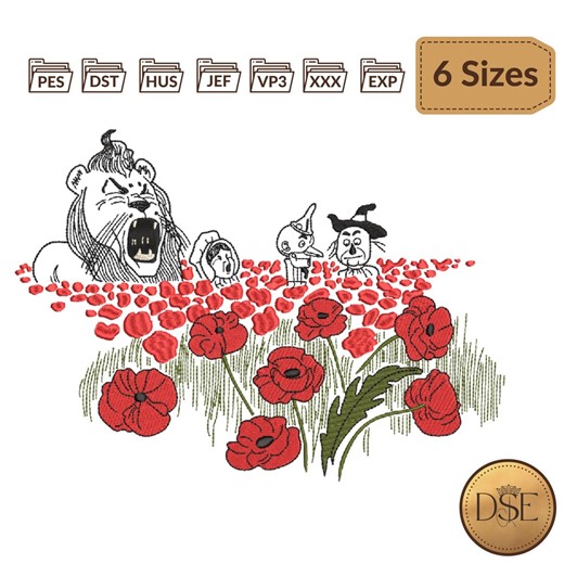 Wizard of Oz Embroidery Design - Etsy