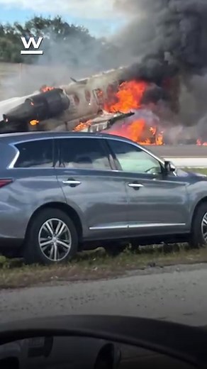 Breaking news right now. WINK News just confirmed that there was a massive aircraft crash on I-75 at mile marker 105. visit winknews.com for updates #breakingnews #winknewsnow #fyp | WINK News