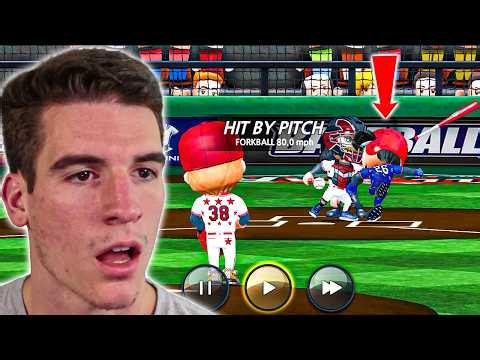 Batter Gets Hit by a Pitch in the HEAD in the Champion 3 All-Star Game!