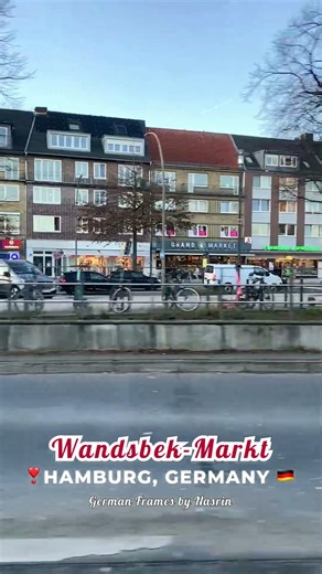 POV Bus Ride from Wandsbek-Markt ❣️ Hamburg, Germany 🇩🇪