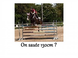 Puissance à cheval, je saute 1m30 ?