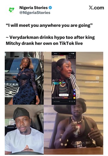 Verydarkman Challenges King Mitchy Live on TikTok
