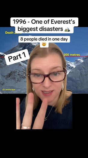 Michelle Haslam on Instagram: "8 people died in one day! The 1996 Mount Everest disaster Part 1 #mounteverest #everest1996"