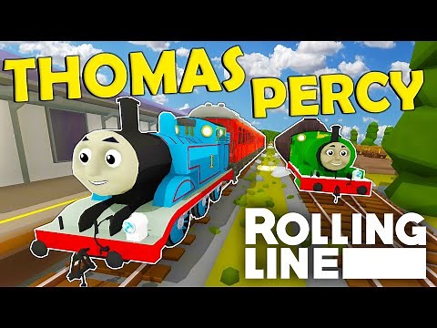 🔥HUGE Thomas & Percy CRASH!🔥 - Toy Train Simulator Rolling Line VR