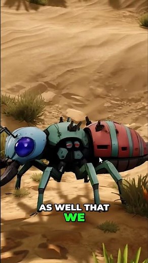 3D Ant Character Rigged With Procedural Walk in Unity Engine #shorts