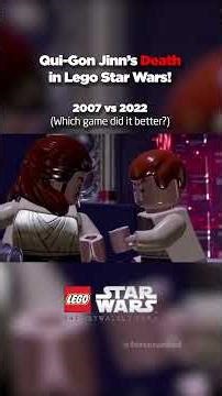 Qui Gon Jinn's Death In Lego Star Wars Games!