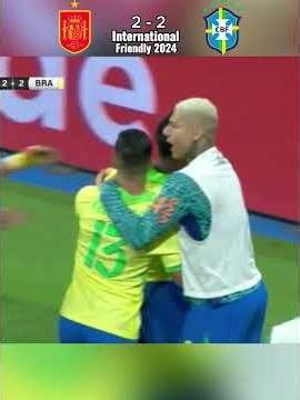 6 Goals & Pure Chaos 😱🔥 | Spain 3–3 Brazil | International Classic! ⚽