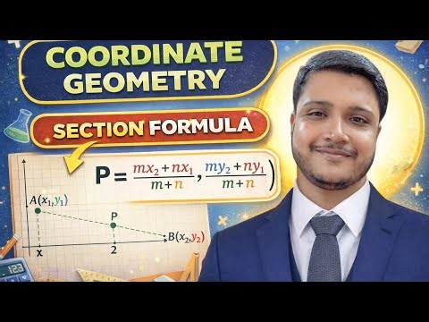 Section Formula Made Easy 😍 | Coordinate Geometry Trick | Class 10 Maths#shorts