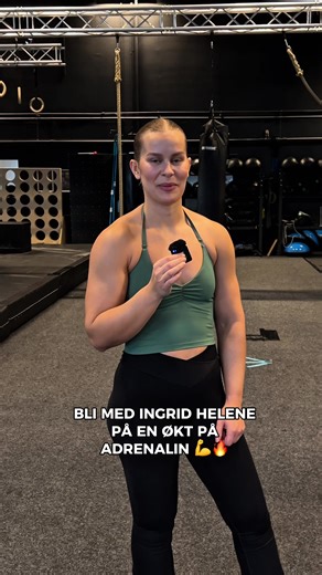 Bli med Ingrid Helene på en treningsøkt på Adrenalin 💪🔥 #Adrenalin #Trening #Hyrox #HyroxNorge #Gym