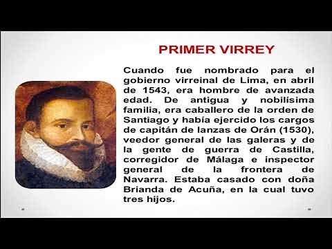 Biografia Primer virrey del Perù Blasco Nuñes Vela