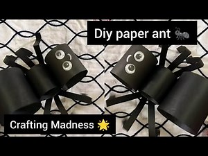 How to make a paper ant 🐜 | DIY paper ant | Cute paper craft