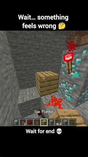 💎 Diamond Trap in Minecraft 🤯 💀 #shorts #minecraft