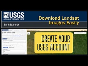 Create a USGS Earth Explorer account and Download Landsat images in 2025 #USGS #Landsat # download