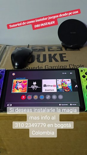 Instalación de Juegos con Dbi Installer en Nintendo Switch