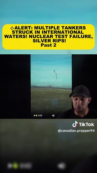 ⚡ALERT: MULTIPLE TANKERS STRUCK IN INTERNATIONAL WATERS! NUCLEAR TEST FAILURE, SILVER RIPS! #alert #ww3 #nuclear #war #news