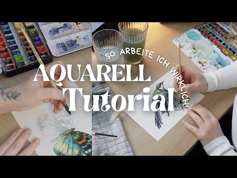 Meine Aquarell Geheimnisse 😳| Technik & Tipps | VERLOSUNG !