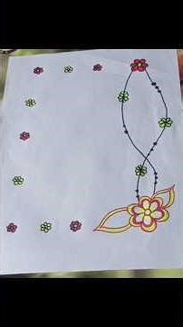 project work paper/ Frond page desine....#viral #art #shortvideos