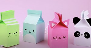 How To Make Cute Origami Out Of Paper Milk Boxes