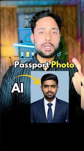 Convert Normal Photo to Passport Size Photo With AI 😲