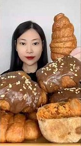 Unlimited Fried Cheese Croissant Eating Challenge Crispy Chapata Wrap Mukbang