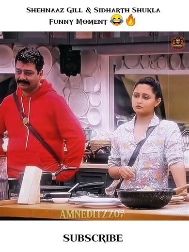 Shehnaaz Gill & Sidharth Shukla Funny Moment 😂🔥 | Bigg Boss Cute & Fun Scene #Shorts