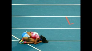 Kentucky hurdler Jasmine Camacho-Quinn crashes out of semifinals