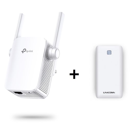 sharafdg.com: TP-Link RE305 Dual-Band AC1200 Wi-Fi Range Extender + Linkcomn Jokul 52 Power Bank 5000mAh IT ACC PROMO