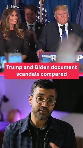 11K views · 20 reactions | Here’s how the #Trump and #Biden document scandals are different. | Channel 4 News | Facebook