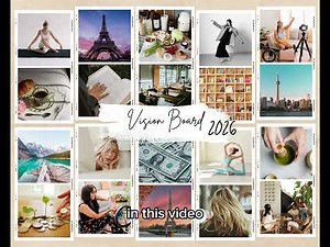 Create powerful Dream Board for 2026 with clarity affirmation and action #dreamboard