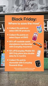 Your Black Friday Cheat Sheet is here! 🤫 Save this Everyday Rewards list and unlock serious offers across our partners. T&Cs apply, check the link in bio for full details. #everydayrewards #makeeverydaycount #blackfriday | Everyday Rewards